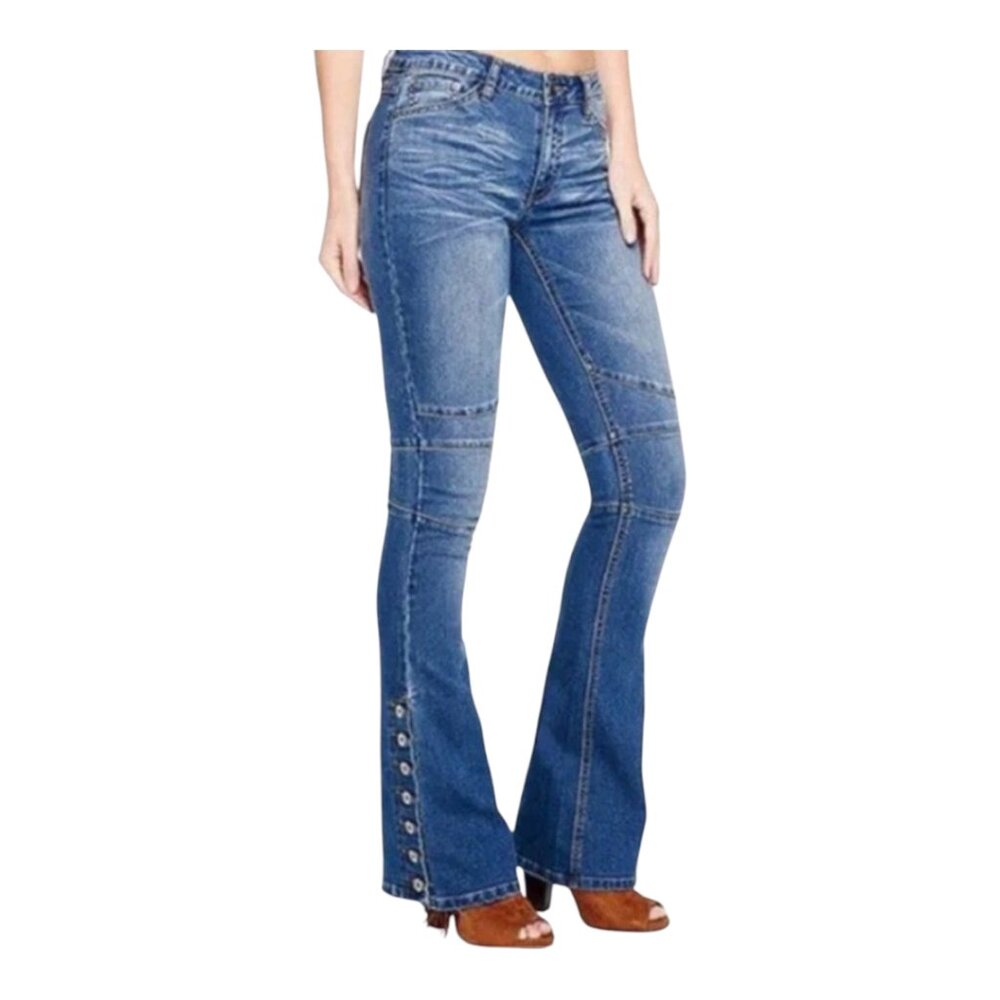 Women's Blue Flare Jeans